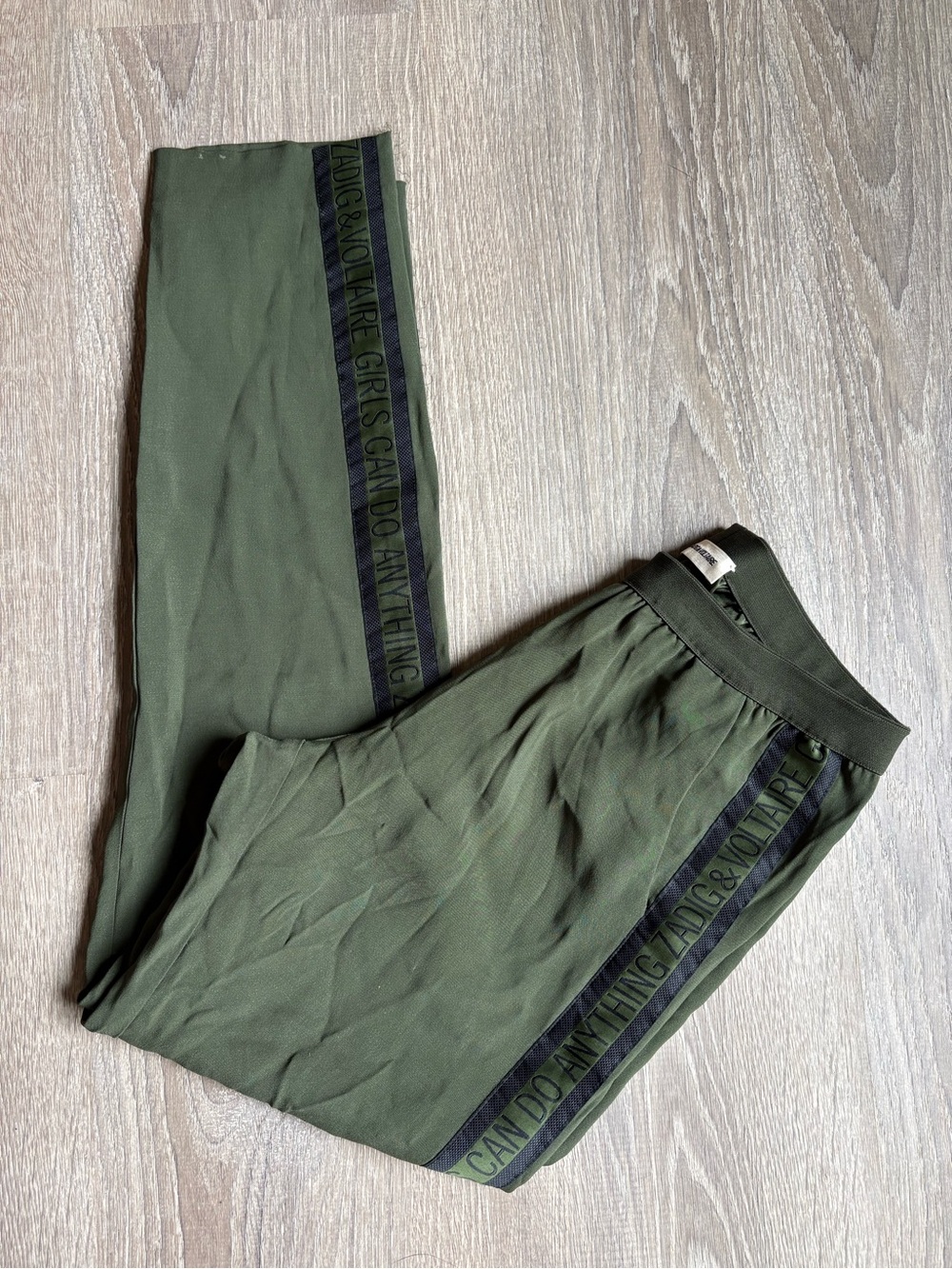 Zadig and Voltaire Girls Can Do Anything Pull On Pants